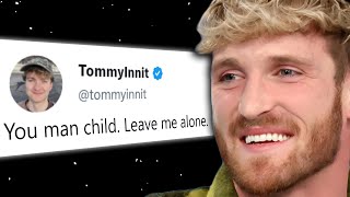 TommyInnit Just DESTROYED Logan Paul [upl. by Karlis569]