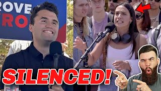 Charlie Kirk DISMANTLES Brainwashed College Student Then She INSULTS Audience [upl. by Countess]