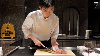 Wagyu Tongue Wagyu Liver Wagyu Sandwich  Teppansousaku in Kyoto Japan [upl. by Airtemak]