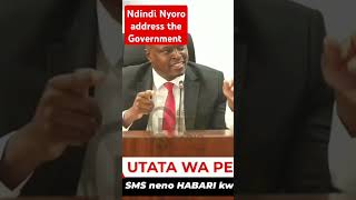 Ndindi Nyoro address the government kenya tanzania comedy [upl. by Chiou590]