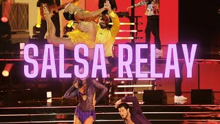 Charli DAmelio vs Gabby Windey Salsa Relay Week 8  Dancing With The Stars ✰ [upl. by Kravits]