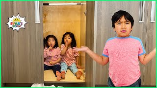 Hide and Seek Pretend Play around the House with Ryans World [upl. by Boys]