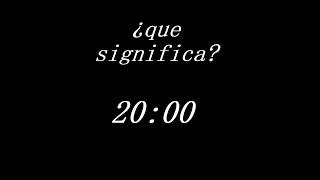 SIGNIFICADO DE LA HORA EXACTA 2000 espiritualidad numerologia universo [upl. by Anaibib]