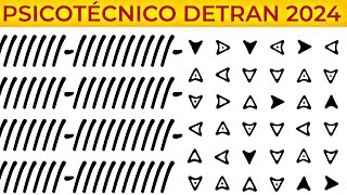 exame psicotécnico detran 2024 psicotécnico detran 2024 teste psicotécnico detran 2024 psicoteste [upl. by Florio]