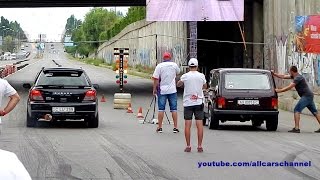 700 HP Subaru Impreza vs 600 HP Vaz 2121 Niva [upl. by Eibrab732]