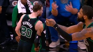 Kyrie Irving Not Happy With Gordon Hayward After Game Ending amp Exchanges Words With Him [upl. by Arbuckle]