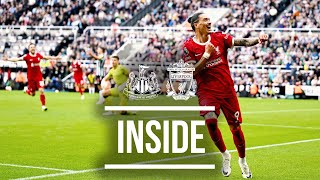 INSIDE Newcastle Utd 12 Liverpool  INCREDIBLE behindthescenes from dramatic comeback [upl. by Lenahs]