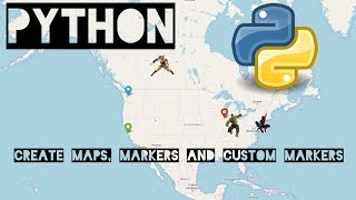 Python  Create Maps with Folium and Leaflet [upl. by Hanni517]