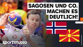 Norwegen – Nordmazedonien Highlights  HandballWM 2023  sportstudio [upl. by Lorrimer]