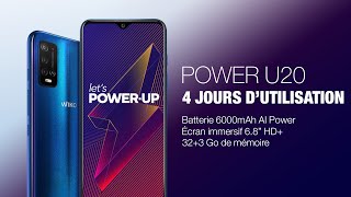 Wiko  Power U20  1 charge 4 jours d’utilisation [upl. by Aimal]