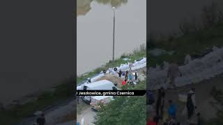 Gmina Czernica jeszkowice 16092024 godz 1800 olawa powodz sopthedrone [upl. by Asilem]