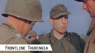 At the Frontline in Thuringia Germany  US Army Raw Footage shot in March amp April 1945 [upl. by Namie]