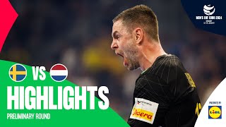 This EURO is PURE MADNESS 🤯  Sweden vs Netherlands  Highlights  Mens EHF EURO 2024 [upl. by Meluhs945]