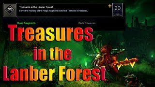 Skyforge How to complete Achievement Treasures in the Lanber Forest [upl. by Orfield]