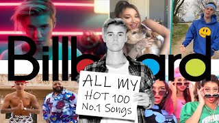 Justin Bieber  All Billboard No1 Songs  Hot 100  ChartExpress [upl. by Zach]