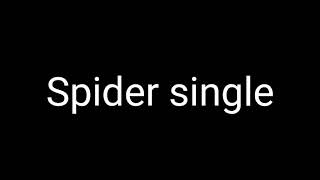 Spider single efecto de sonido [upl. by Ahsienor835]