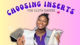 Everything you need to know about cloth diaper inserts  Cloth diapering basics [upl. by Jankey]