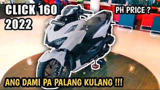 NEW HONDA CLICK 160 2022 VARIO 160 2022 FULL REVIEW PRICE AND SPECS [upl. by Enilorak]