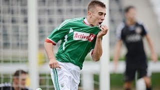 Skrót meczu Młoda Polonia  Młoda Legia [upl. by Pliske]