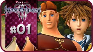 Kingdom Hearts 3 Walkthrough Part 1 PS4 English  No Commentary  Hercules [upl. by Musetta607]