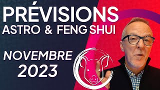 Prévisions Astrologiques amp Feng Shui  Novembre 2023  Mois du Cochon d’Eau 癸亥 [upl. by Kinch]