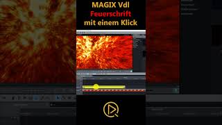 MAGIX Video deluxe  Feuerschrift mit einem Klick [upl. by Llerej]