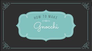 GNOCCHI RECIPE  How to prepare potatoes gnocchi STEP BY STEP  Prepare gnocchi with Manuela [upl. by Zitah]