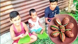 কলার থোড় এর বড়া।। Kolar thor bora recipe।। bengali style recipe।। Kolar thor recipe in bengali।। [upl. by Anatola]