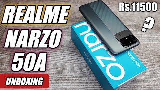 Realme Narzo 50A Unboxing  New Budget King [upl. by Orfield]