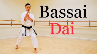 Kata Bassai Dai Full Tutorial [upl. by Garnette]