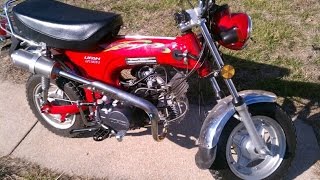 CT70 Replica riding 140cc swap [upl. by Nitsoj]