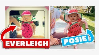 Posie Recreates Her Sister Everleighs Baby pictures [upl. by Imalda]