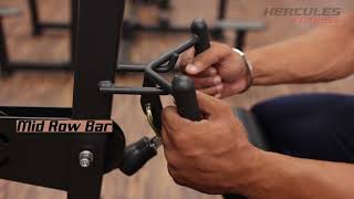 Hercules Fitness  Flexion Series  Lat pull down amp Mid Row Commercial Gym Equipments [upl. by Loferski414]