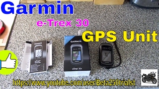 Garmin eTrex 30x Outdoor Handheld GPS [upl. by Akirdnas]