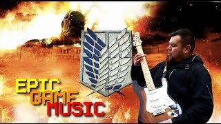 Attack On Titan Theme Shingeki no Kyojin Music Video  Epic Game Music [upl. by Ame]