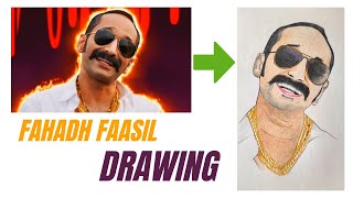 Aavesham  Fahadh Faasil Drawing 💥 [upl. by Ninazan]