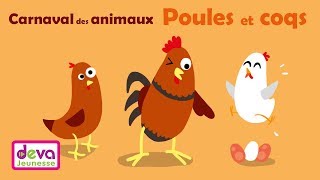 Poules et coqs Le carnaval des animaux ⒹⒺⓋⒶ Philharmonic Orchestra [upl. by Acinorav]