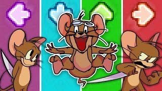 FNF Character Test  Gameplay vs Playground Mod Jerry The Mouse The Basement Show  Tom and Jerry [upl. by Aihsatan]