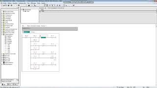 SIMATIC Manager Step7 démarrage ETOILE TRIANGLE DEUX SENS LADDER [upl. by Eichman708]