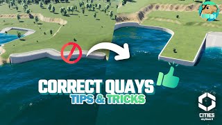 EASY Quay Tutorial Tips amp Tricks Cities Skylines 2 [upl. by Roxine]