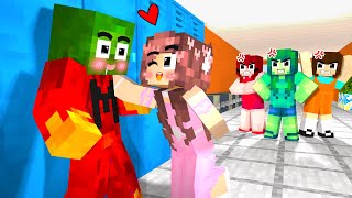 Love Story Begins  Minecraft Animation [upl. by Leeann218]