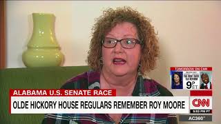 Restaurant worker says Roy Moore was a regular [upl. by Flosi]