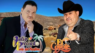 El Coyote y Julio Preciado  Las 50 Mejores Canciones Puros Corridos Con Banda Para Pistear [upl. by Buddie]