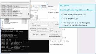 Flexnet lmgrd for TECHNIA Software  Download and Installation [upl. by Suravaj]