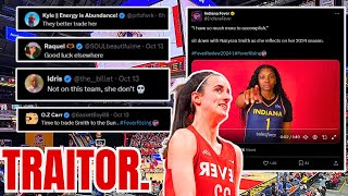 Fever Release Nalyssa Smith HYPE Video Fans CRUSH Caitlin Clarks TRAITOROUS Teammate WNBA [upl. by Eillen]