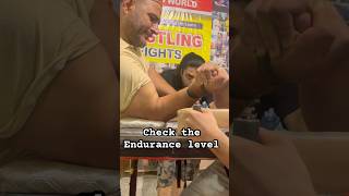 Check the endurance 😱😱challenge armsport armwresling uniquefitnessworld ytviral ytshorts [upl. by Milli]