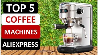 Top 5 Best Coffee Machines in 2025 on Aliexpress [upl. by Ailemor]