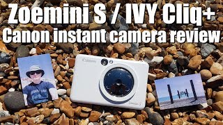 Canon Zoemini S IVY Cliq INSTANT CAMERA review vs INSTAX vs Kodak Smile [upl. by Stacy]