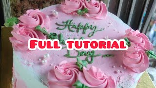 full tutorial rosetti cake [upl. by Tupler730]