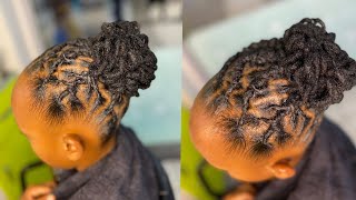 Beautiful dreadlocks style for a studentsubscribebraidhairstylesforblackwomenlocsbeautifullocs [upl. by Kale991]